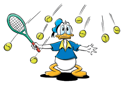 Kalle Anka tennis